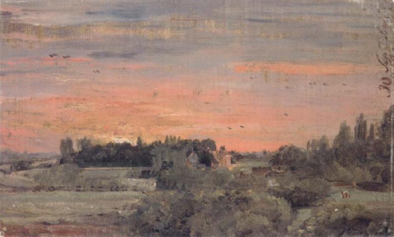 John Constable View towards the rectory china oil painting image